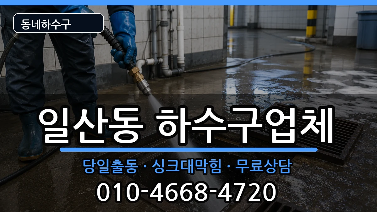경기고양시일산서구일산동 하수구막힘 경기고양시일산서구일산동 하수구막힘 증상 처리 안내 이미지 2