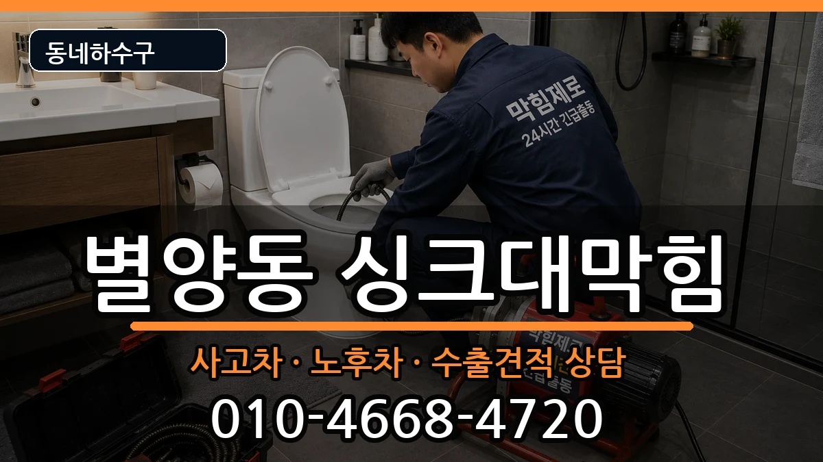 경기과천시별양동 싱크대막힘 경기과천시별양동 싱크대막힘 증상 처리 안내 이미지 1