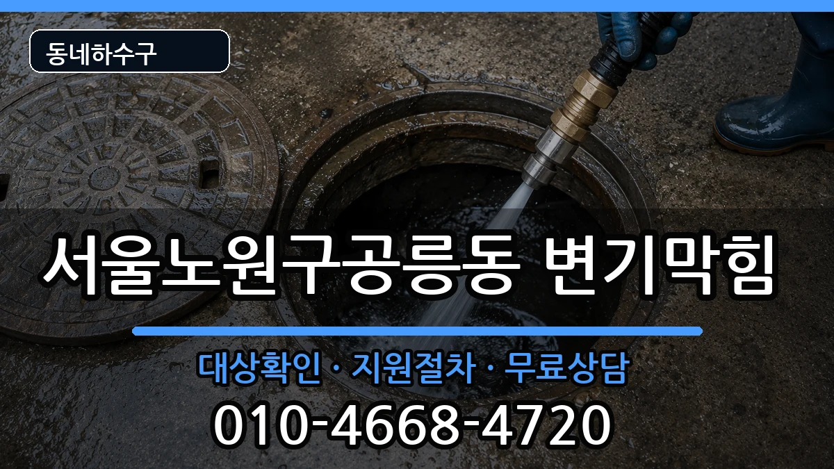 서울노원구공릉동  변기막힘 주의사항형