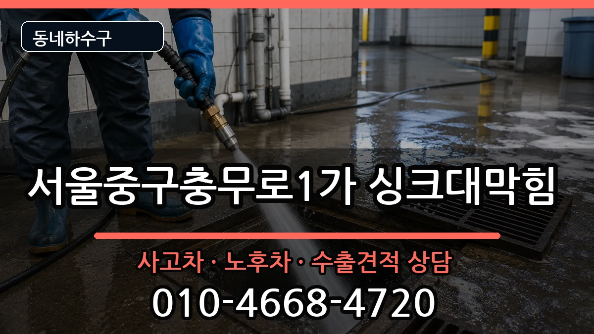 서울중구충무로1가 싱크대막힘 서울중구충무로1가 싱크대막힘 증상 처리 안내 이미지 3