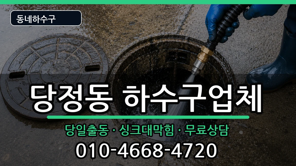 경기군포시당정동 하수구막힘 경기군포시당정동 하수구막힘 증상 처리 안내 이미지 2