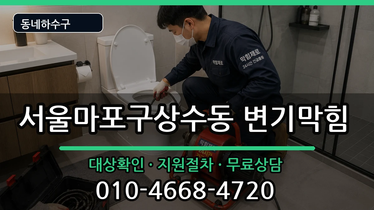 서울마포구상수동 변기막힘 서울마포구상수동 변기막힘 증상 처리 안내 이미지 3