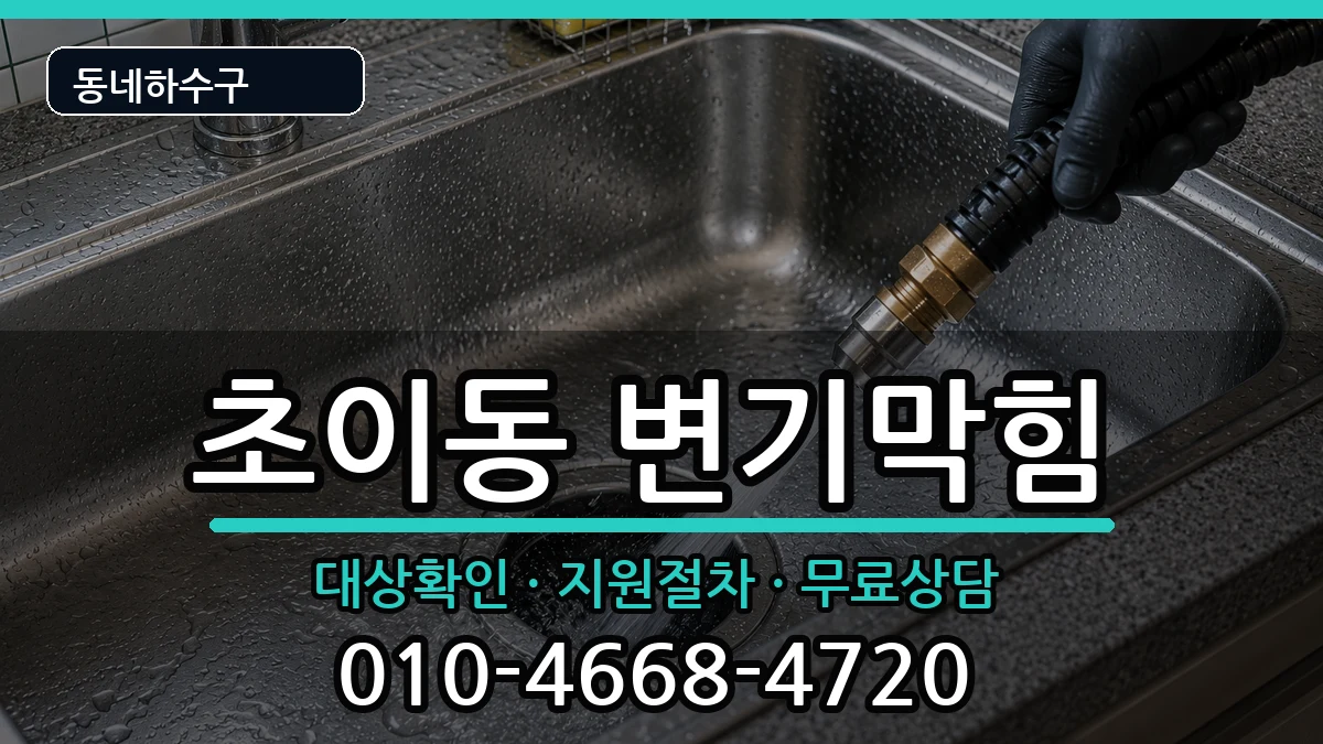 경기하남시초이동 변기막힘 증상 처리 안내 이미지 3