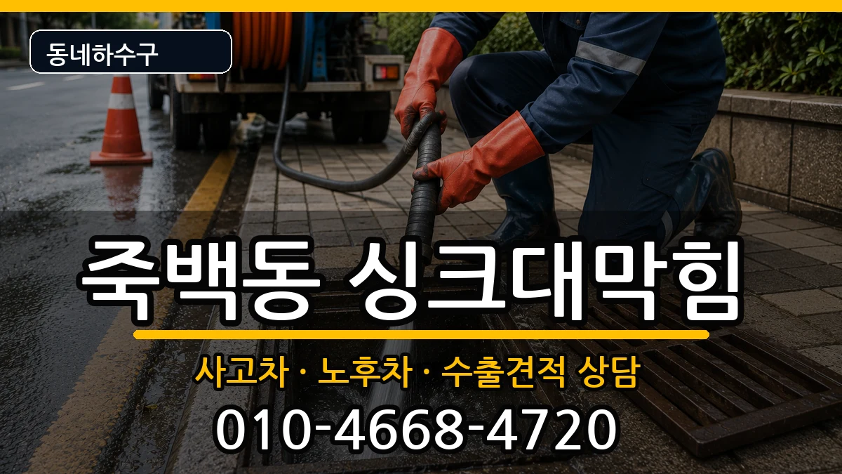 경기평택시죽백동 싱크대막힘 경기평택시죽백동 싱크대막힘 증상 처리 안내 이미지 3