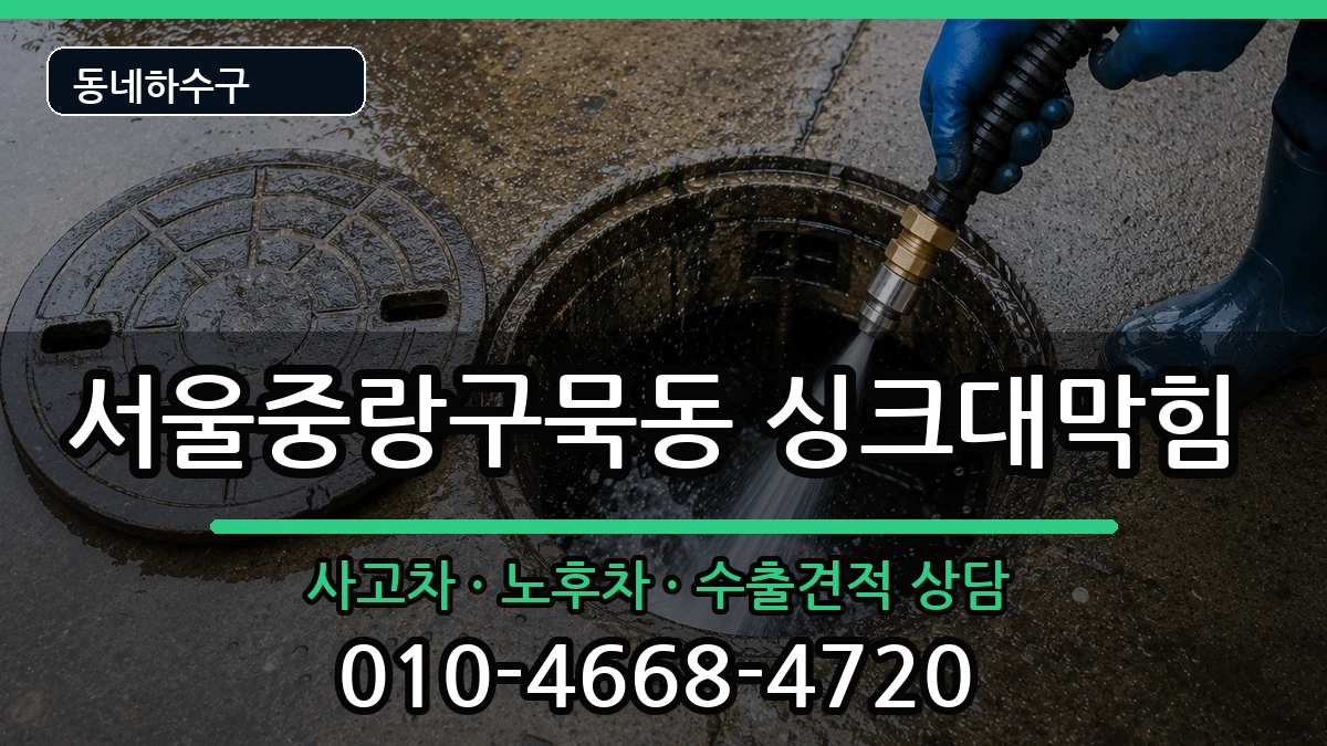 서울중랑구묵동 싱크대막힘 서울중랑구묵동 싱크대막힘 증상 처리 안내 이미지 2