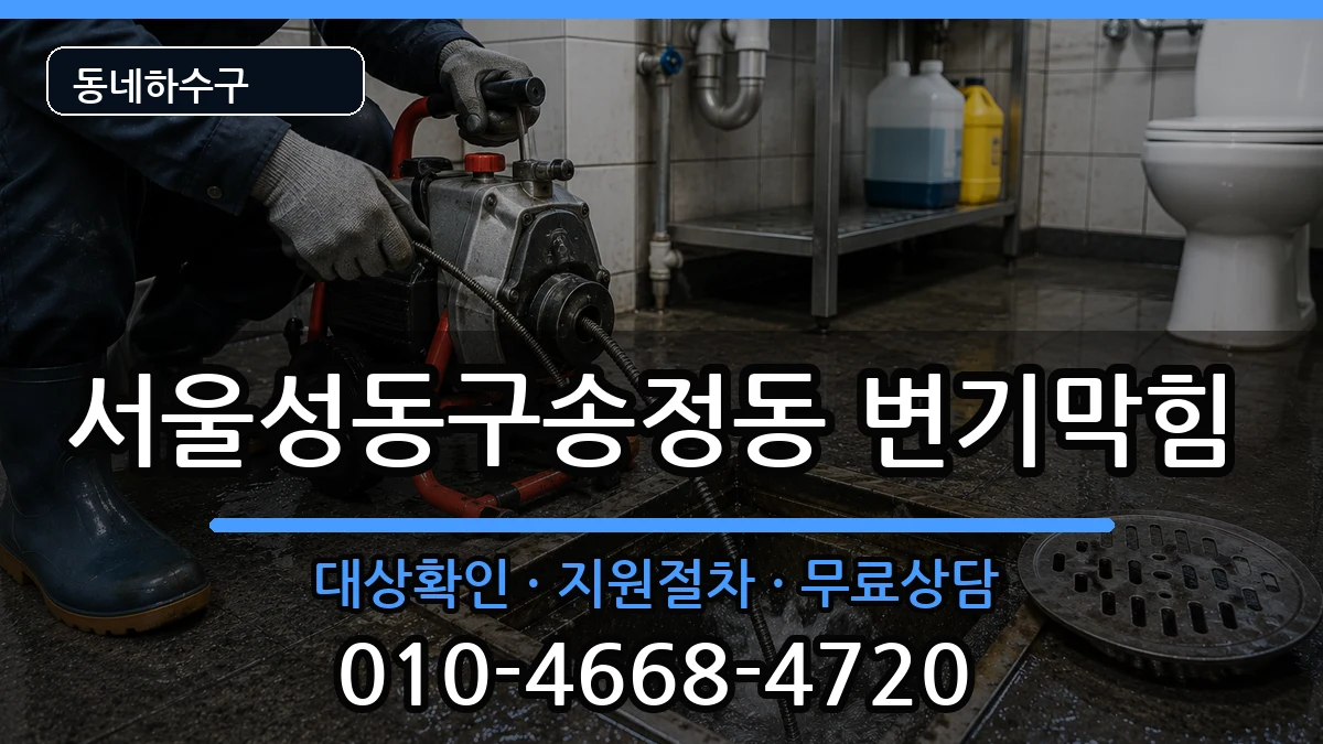 서울성동구송정동 변기막힘 서울성동구송정동 변기막힘 증상 처리 안내 이미지 3