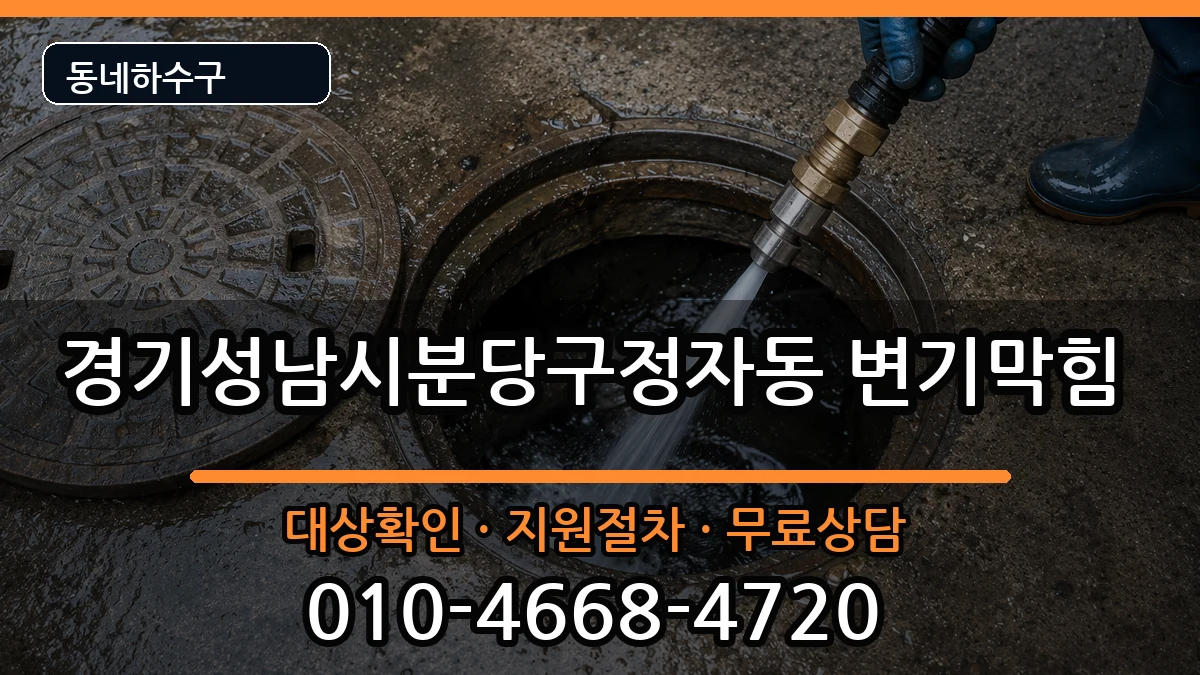 경기성남시분당구정자동  변기막힘 주의사항형