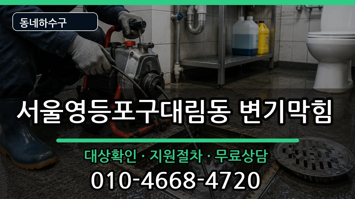 서울영등포구대림동 변기막힘 서울영등포구대림동 변기막힘 증상 처리 안내 이미지 3
