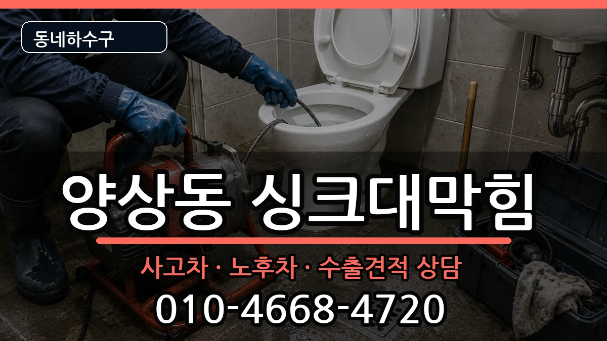 경기안산시상록구양상동 싱크대막힘 경기안산시상록구양상동 싱크대막힘 증상 처리 안내 이미지 2