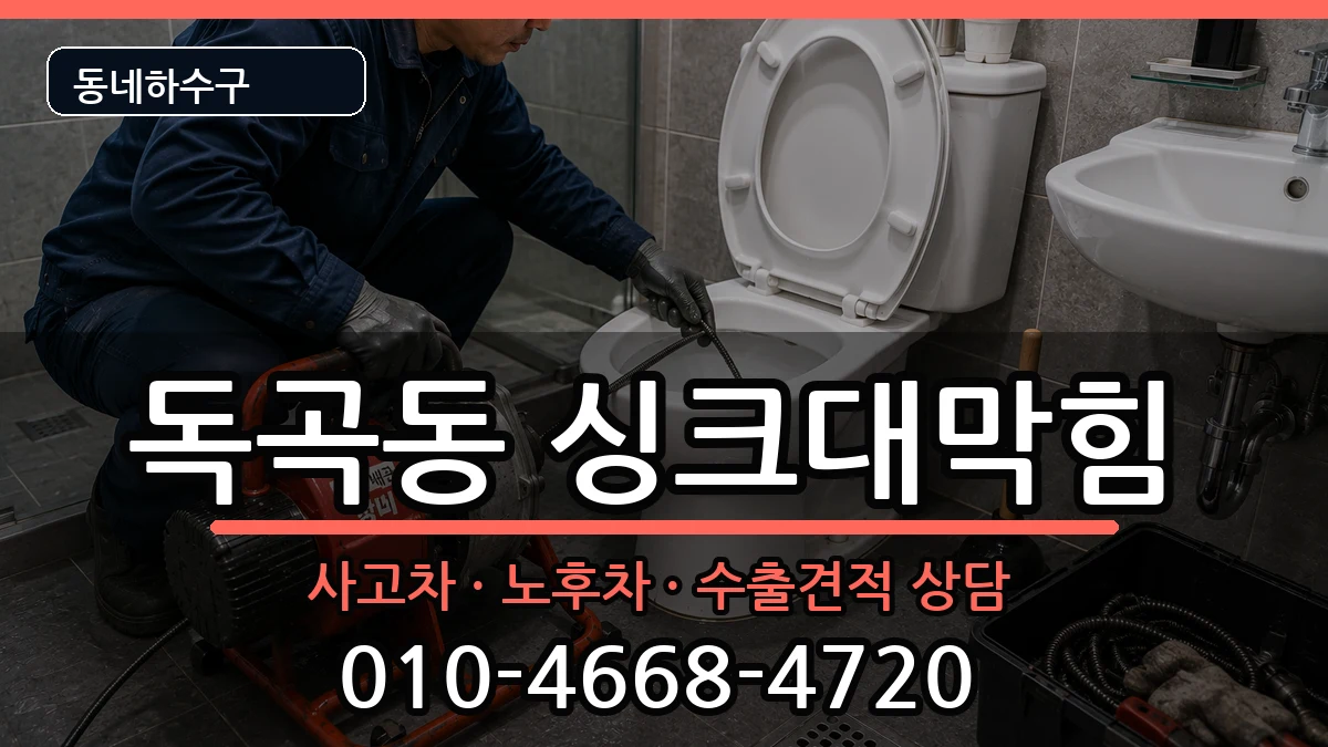 경기평택시독곡동 싱크대막힘 경기평택시독곡동 싱크대막힘 증상 처리 안내 이미지 2