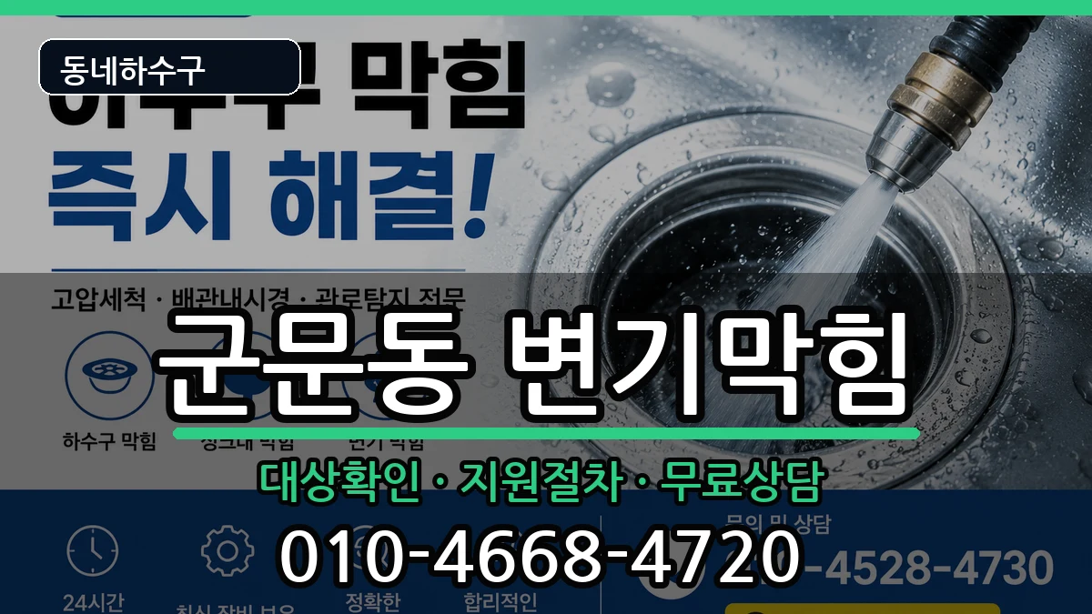 경기평택시군문동 변기막힘 경기평택시군문동 변기막힘 증상 처리 안내 이미지 3