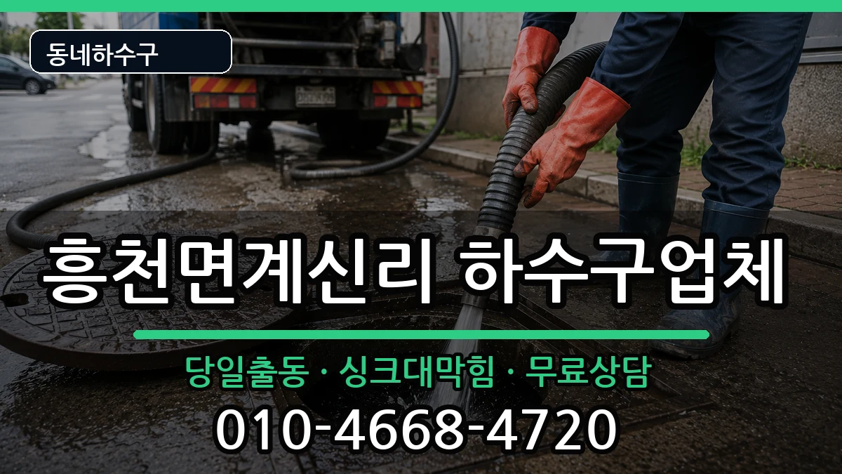 경기여주시흥천면계신리 하수구막힘 경기여주시흥천면계신리 하수구막힘 증상 처리 안내 이미지 3