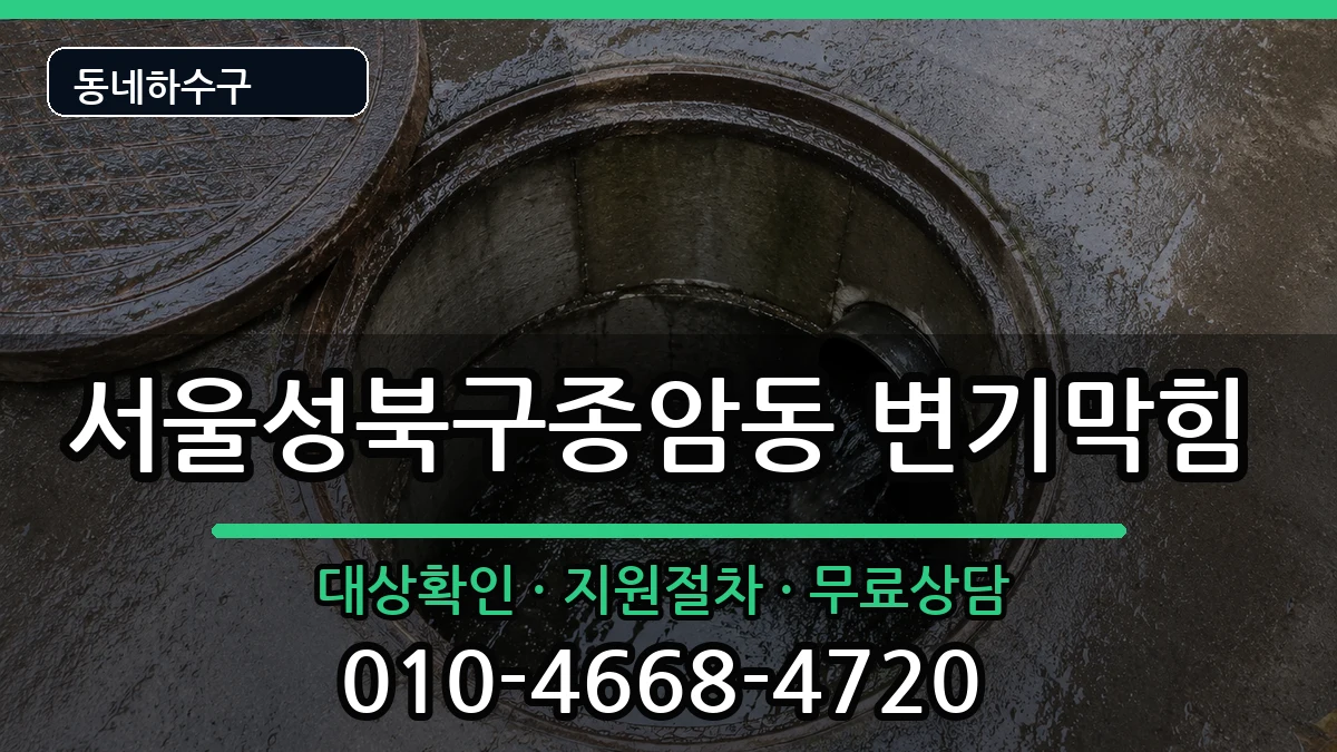 서울성북구종암동 변기막힘 서울성북구종암동 변기막힘 증상 처리 안내 이미지 3