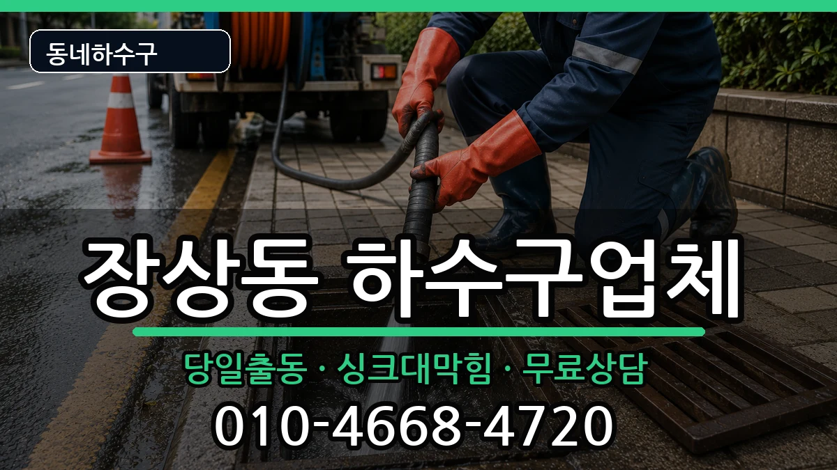 경기안산시상록구장상동 하수구막힘 경기안산시상록구장상동 하수구막힘 증상 처리 안내 이미지 1