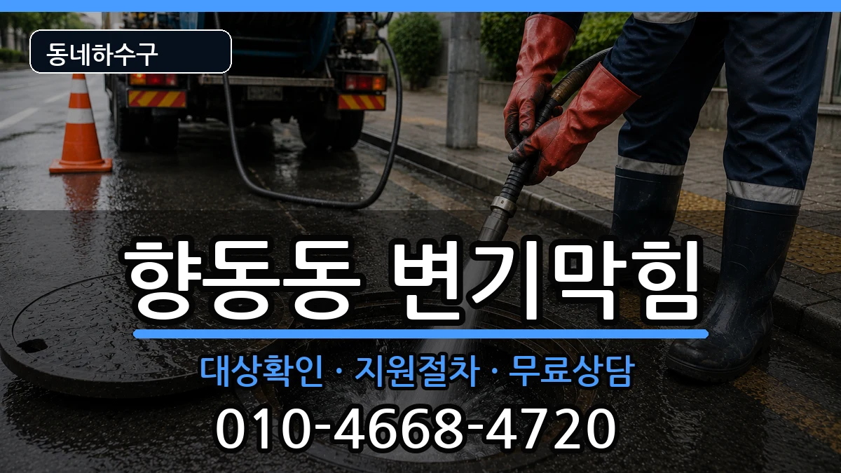 경기고양시덕양구향동동  변기막힘 질문형