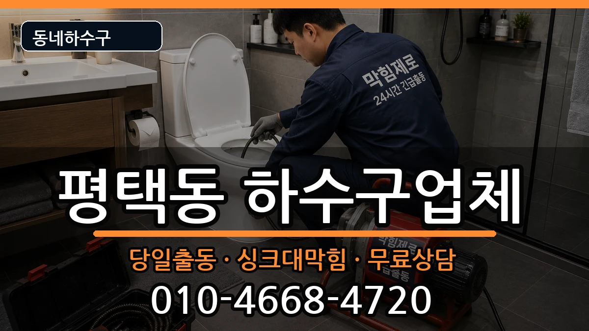 경기평택시평택동 하수구막힘 경기평택시평택동 하수구막힘 증상 처리 안내 이미지 3