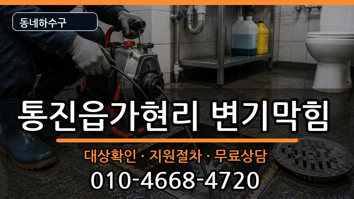 경기김포시통진읍가현리 변기막힘 경기김포시통진읍가현리 변기막힘 증상 처리 안내 이미지 1