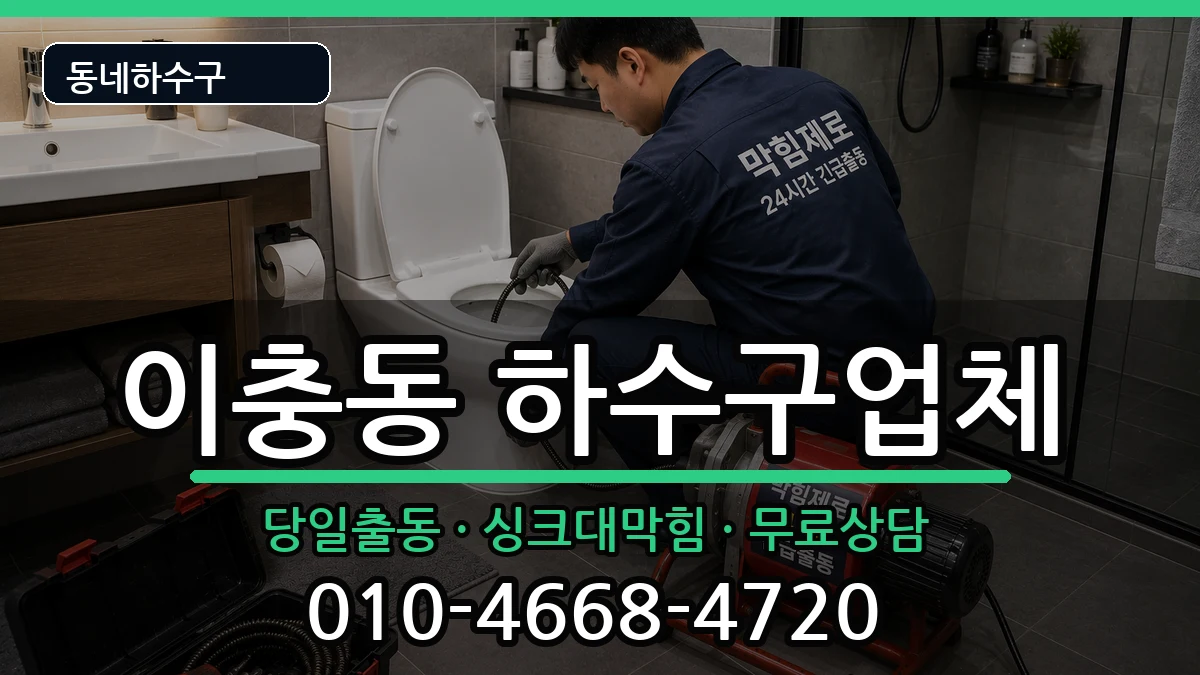 경기평택시이충동 하수구막힘 경기평택시이충동 하수구막힘 증상 처리 안내 이미지 3