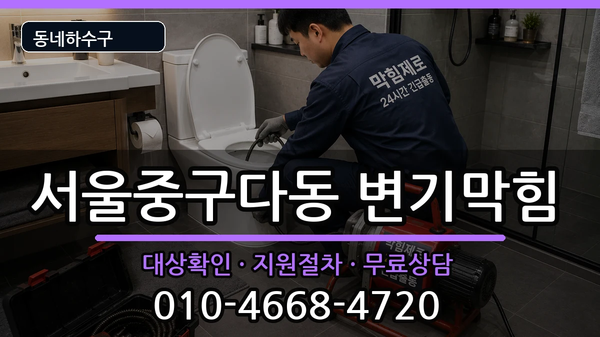 서울중구다동 변기막힘 서울중구다동 변기막힘 증상 처리 안내 이미지 2