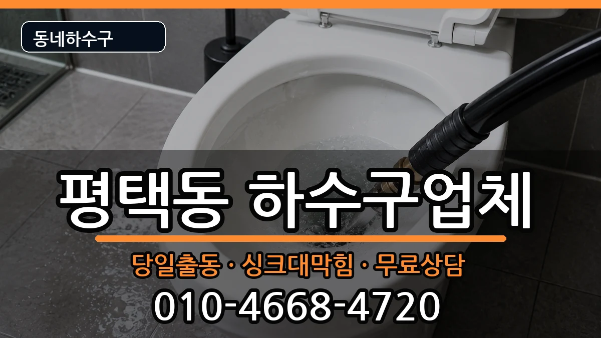 경기평택시평택동 하수구막힘 경기평택시평택동 하수구막힘 증상 처리 안내 이미지 2