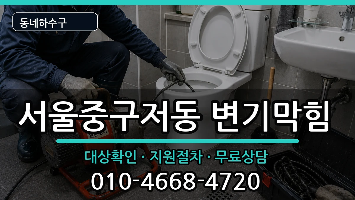 서울중구저동 변기막힘 서울중구저동 변기막힘 증상 처리 안내 이미지 3