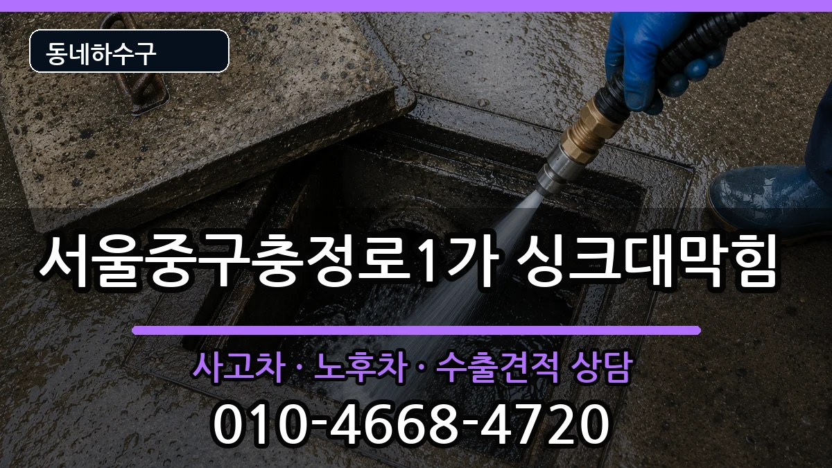 서울중구충정로1가 싱크대막힘 서울중구충정로1가 싱크대막힘 증상 처리 안내 이미지 2