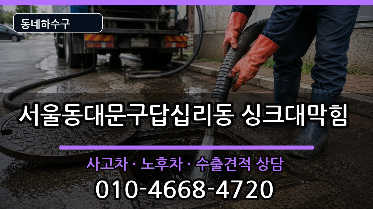 서울동대문구답십리동 싱크대막힘 서울동대문구답십리동 싱크대막힘 증상 처리 안내 이미지 1