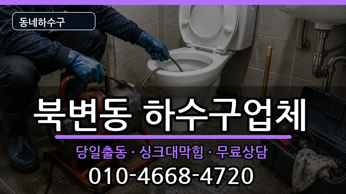 경기김포시북변동 하수구막힘 경기김포시북변동 하수구막힘 증상 처리 안내 이미지 1
