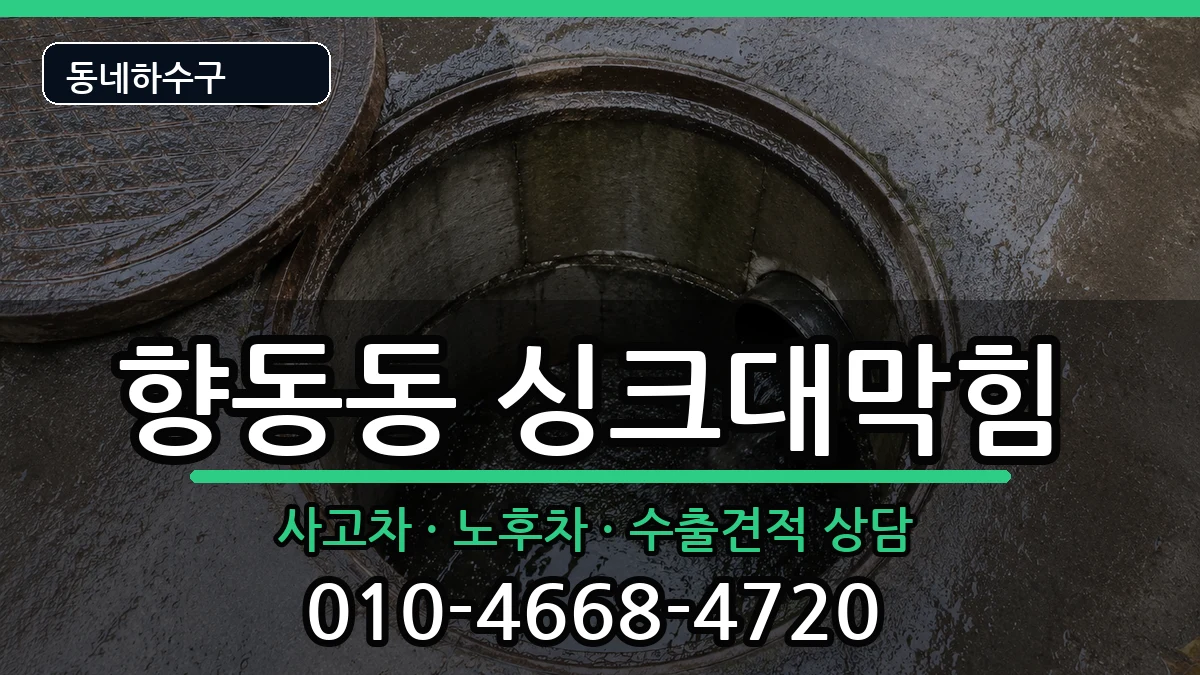 경기고양시덕양구향동동 싱크대막힘 증상 처리 안내 이미지 3