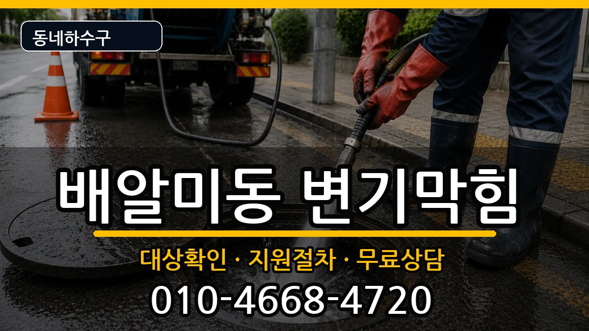경기하남시배알미동  변기막힘 질문형