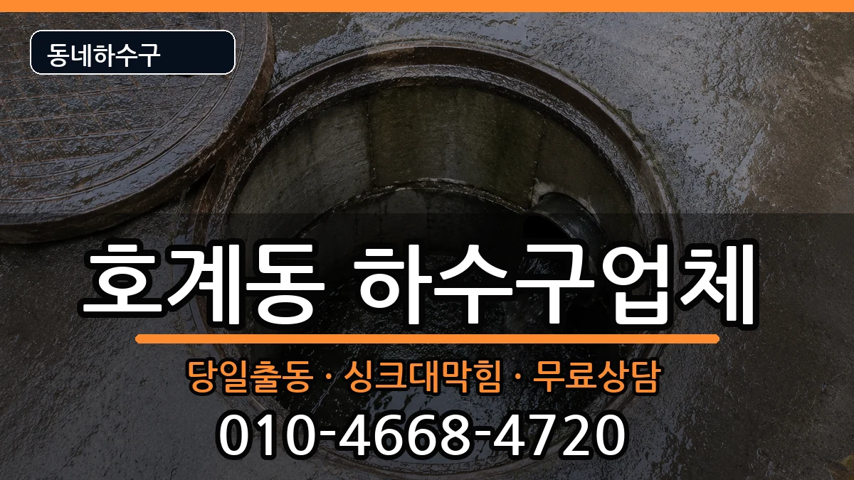 경기안양시동안구호계동 하수구막힘 증상 처리 안내 이미지 2
