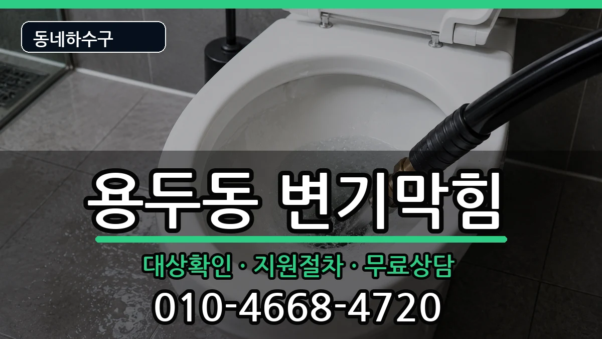 경기고양시덕양구용두동 변기막힘 증상 처리 안내 이미지 2