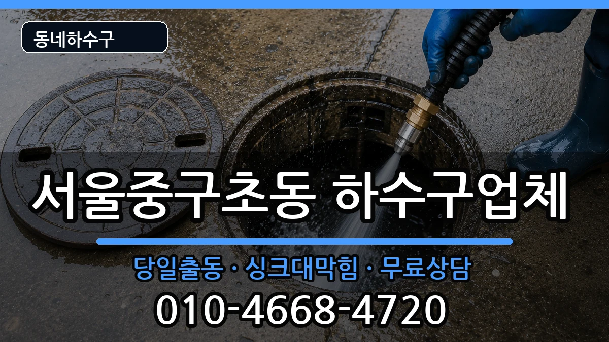 서울중구초동 하수구막힘 서울중구초동 하수구막힘 증상 처리 안내 이미지 3