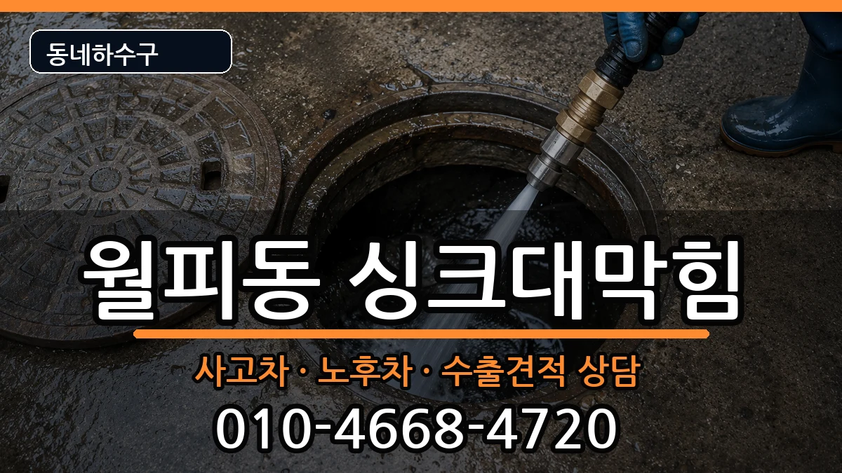 경기안산시상록구월피동 싱크대막힘 경기안산시상록구월피동 싱크대막힘 증상 처리 안내 이미지 1