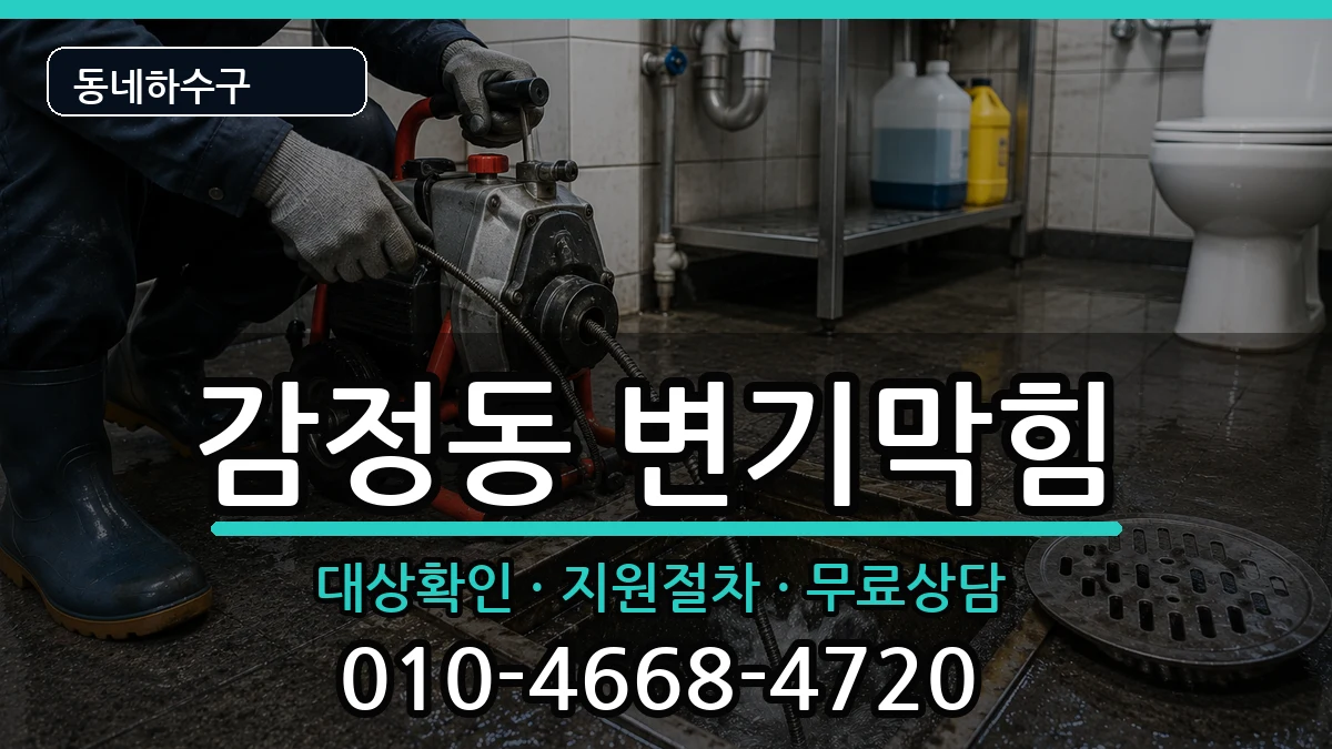 경기김포시감정동 변기막힘 경기김포시감정동 변기막힘 증상 처리 안내 이미지 2