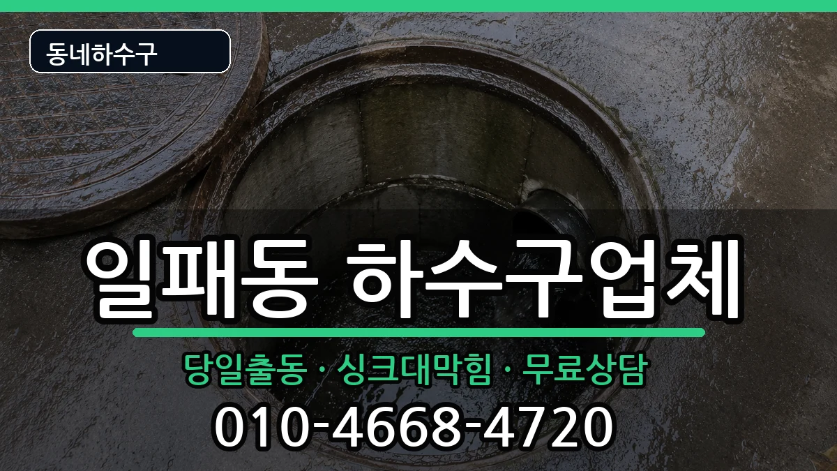 경기남양주시일패동  하수구막힘 FAQ형