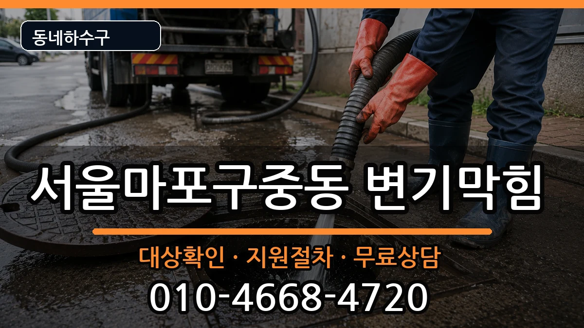 서울마포구중동  변기막힘 정보형