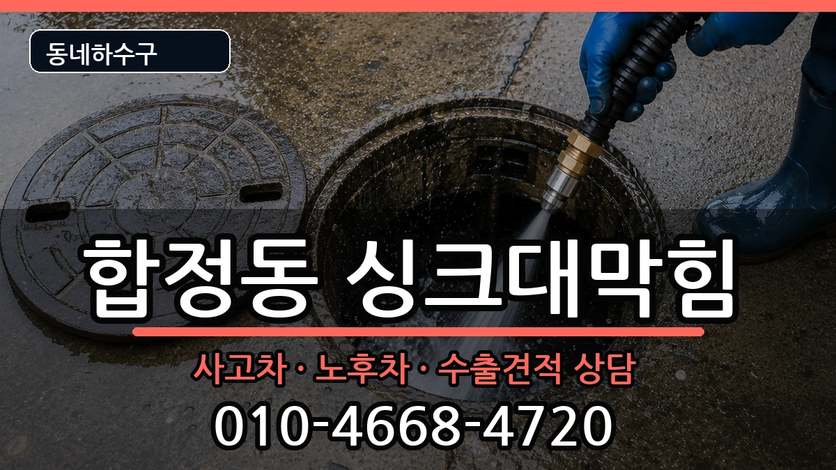 경기평택시합정동 싱크대막힘 증상 처리 안내 이미지 3