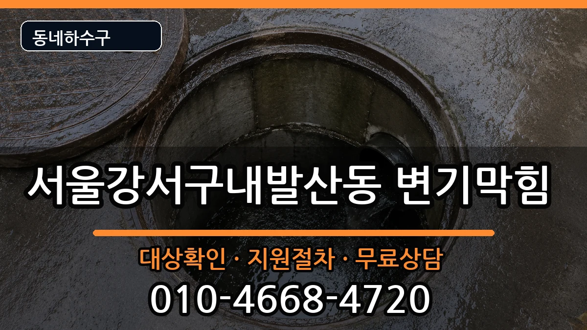 서울강서구내발산동 변기막힘 서울강서구내발산동 변기막힘 증상 처리 안내 이미지 1
