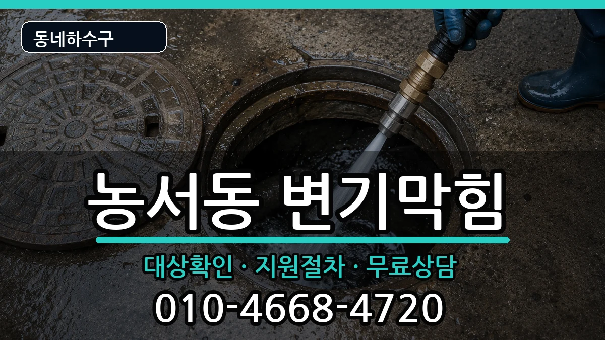 경기용인시기흥구농서동 변기막힘 증상 처리 안내 이미지 2