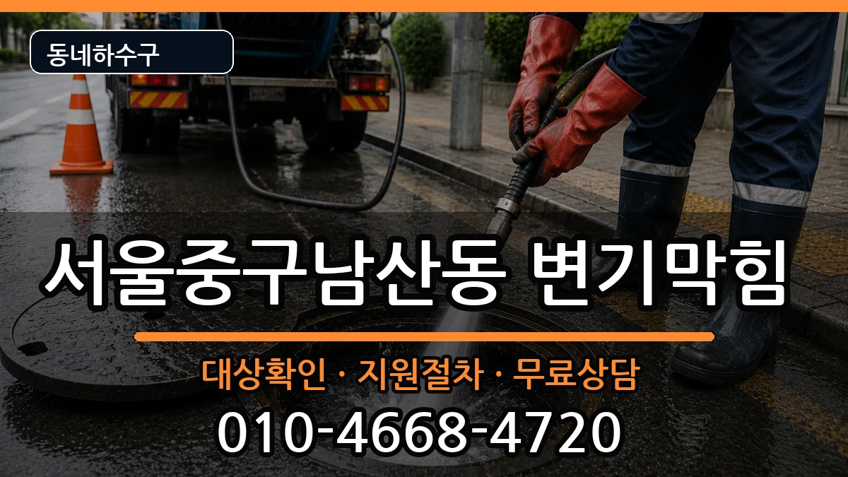 서울중구남산동 변기막힘 서울중구남산동 변기막힘 증상 처리 안내 이미지 2