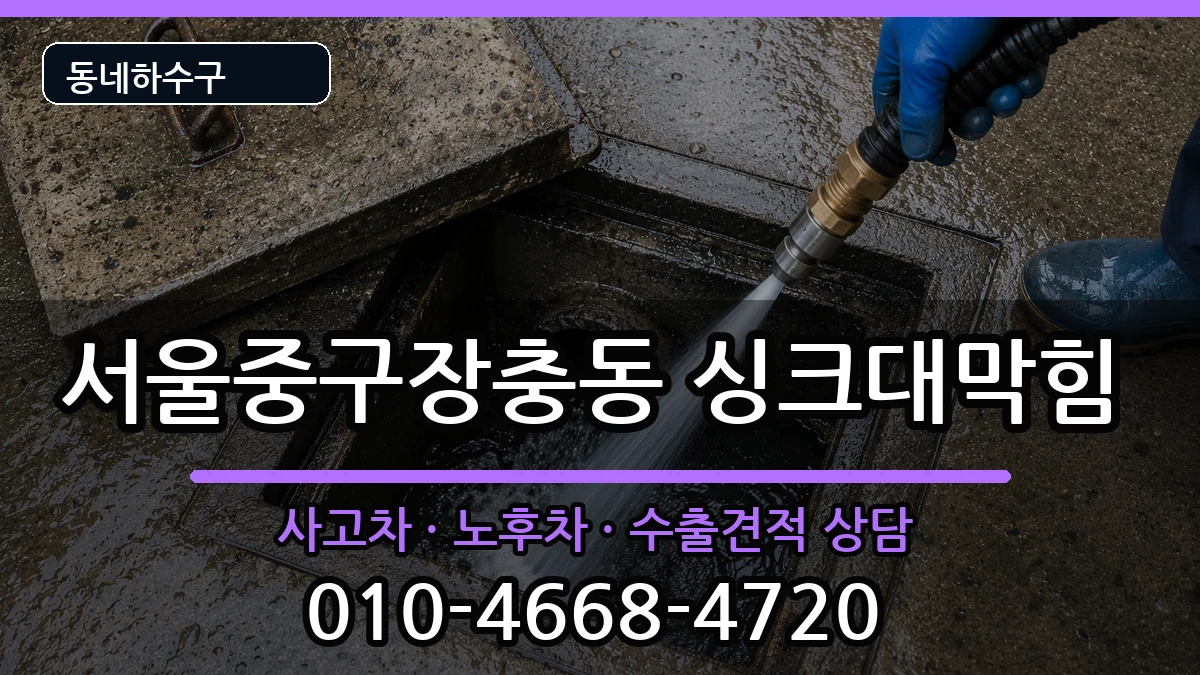 서울중구장충동 싱크대막힘 서울중구장충동 싱크대막힘 증상 처리 안내 이미지 2