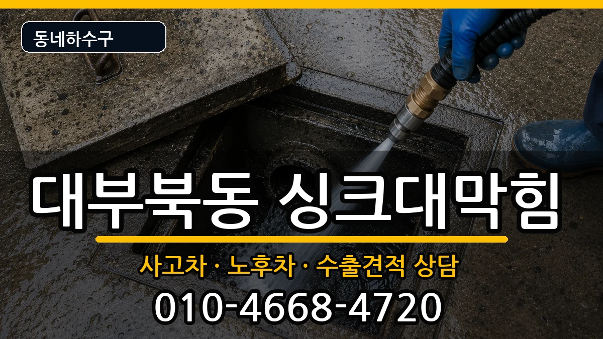 경기안산시단원구대부북동 싱크대막힘 경기안산시단원구대부북동 싱크대막힘 증상 처리 안내 이미지 1