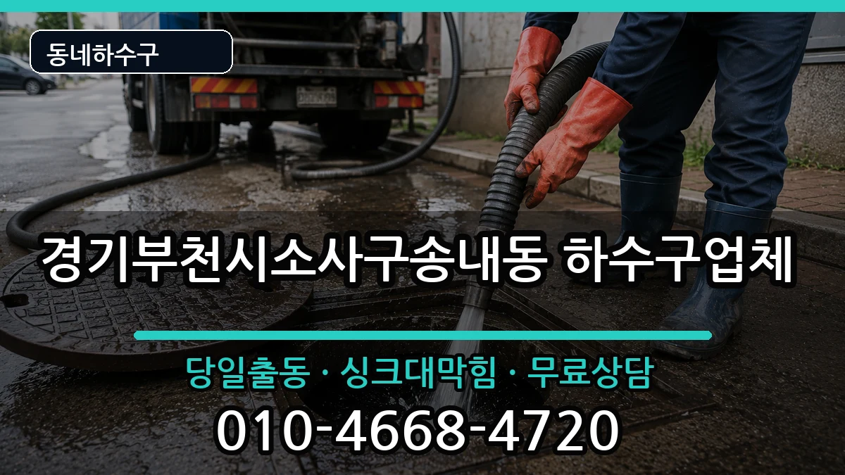 경기부천시소사구송내동 하수구막힘 경기부천시소사구송내동 하수구막힘 증상 처리 안내 이미지 3