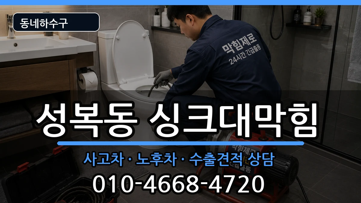 경기용인시수지구성복동 싱크대막힘 경기용인시수지구성복동 싱크대막힘 증상 처리 안내 이미지 3