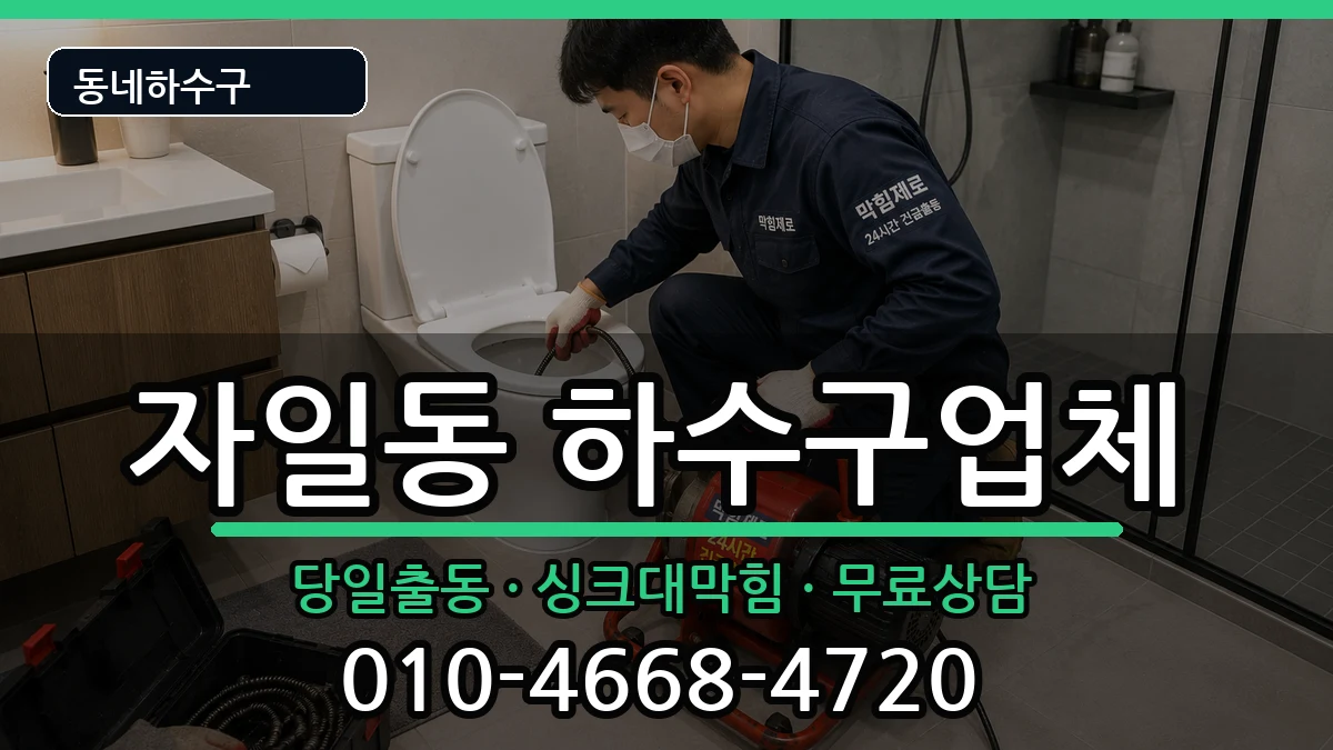 경기의정부시자일동  하수구막힘 사례형