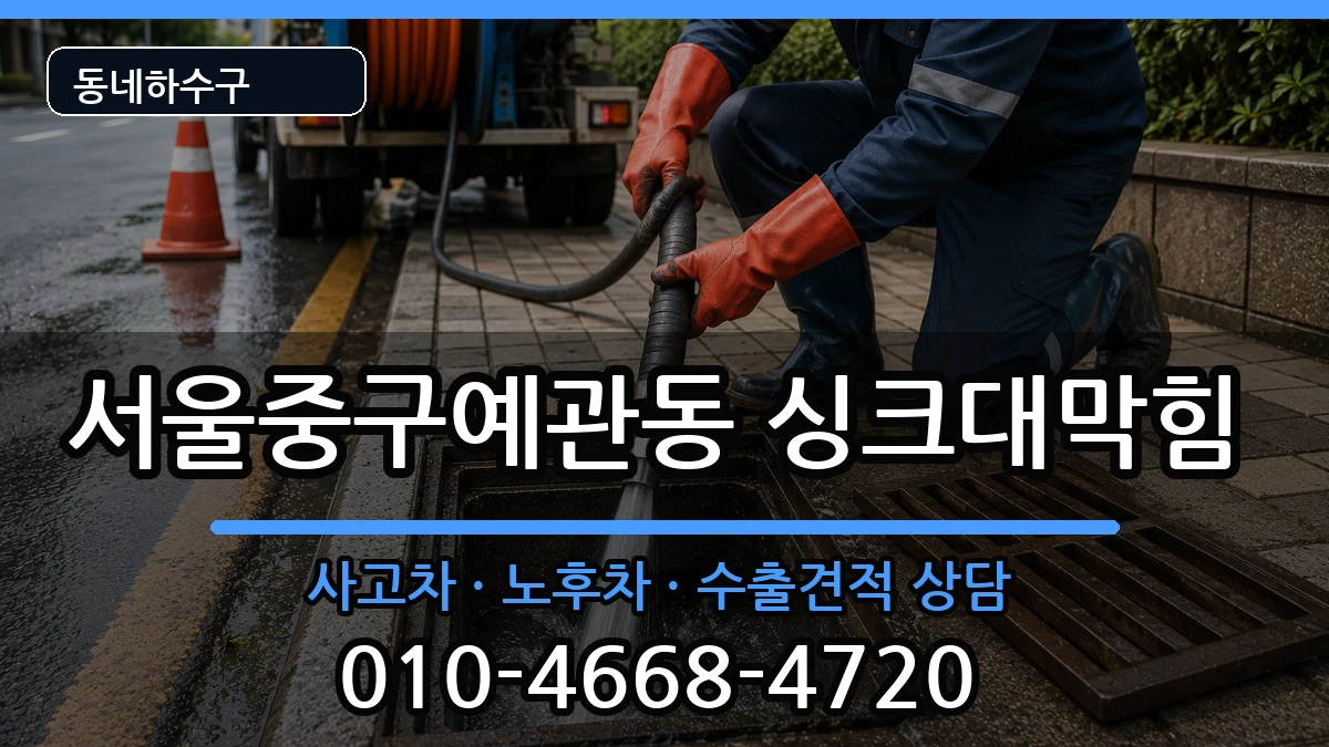 서울중구예관동 싱크대막힘 서울중구예관동 싱크대막힘 증상 처리 안내 이미지 3