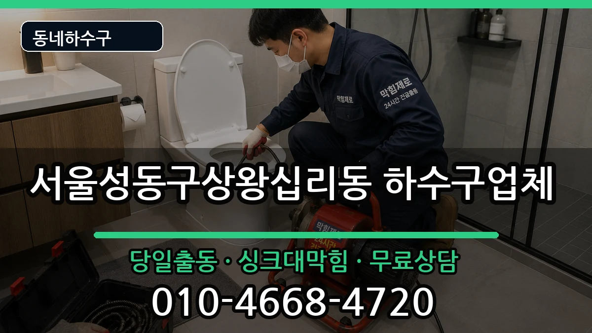 서울성동구상왕십리동 하수구막힘 서울성동구상왕십리동 하수구막힘 증상 처리 안내 이미지 3