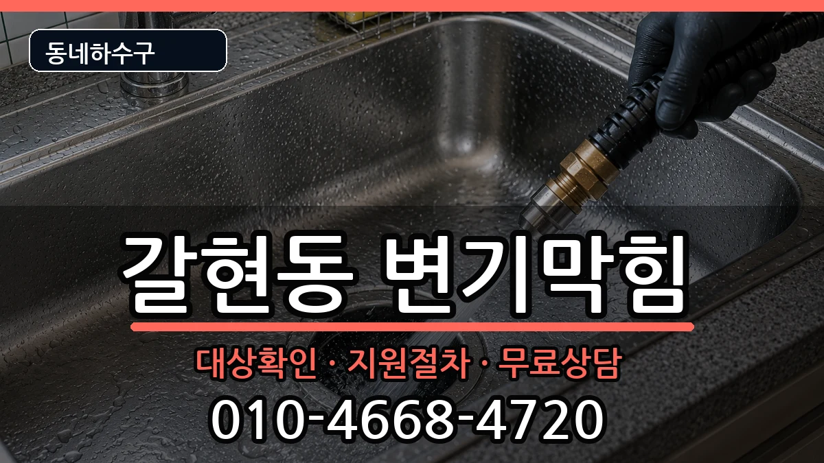경기과천시갈현동 변기막힘 경기과천시갈현동 변기막힘 증상 처리 안내 이미지 2