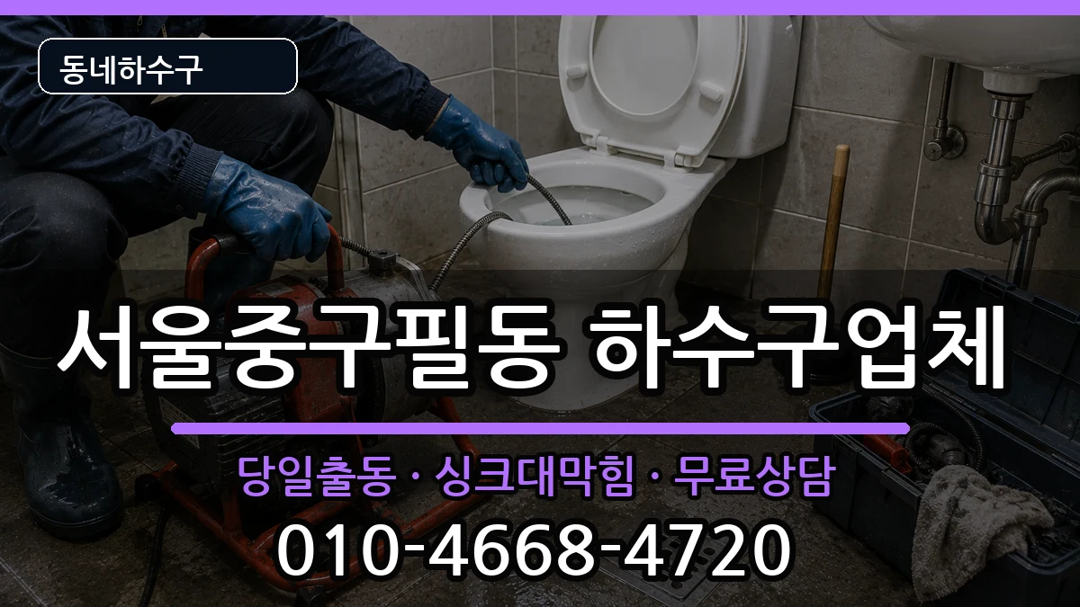 서울중구필동 하수구막힘 서울중구필동 하수구막힘 증상 처리 안내 이미지 2